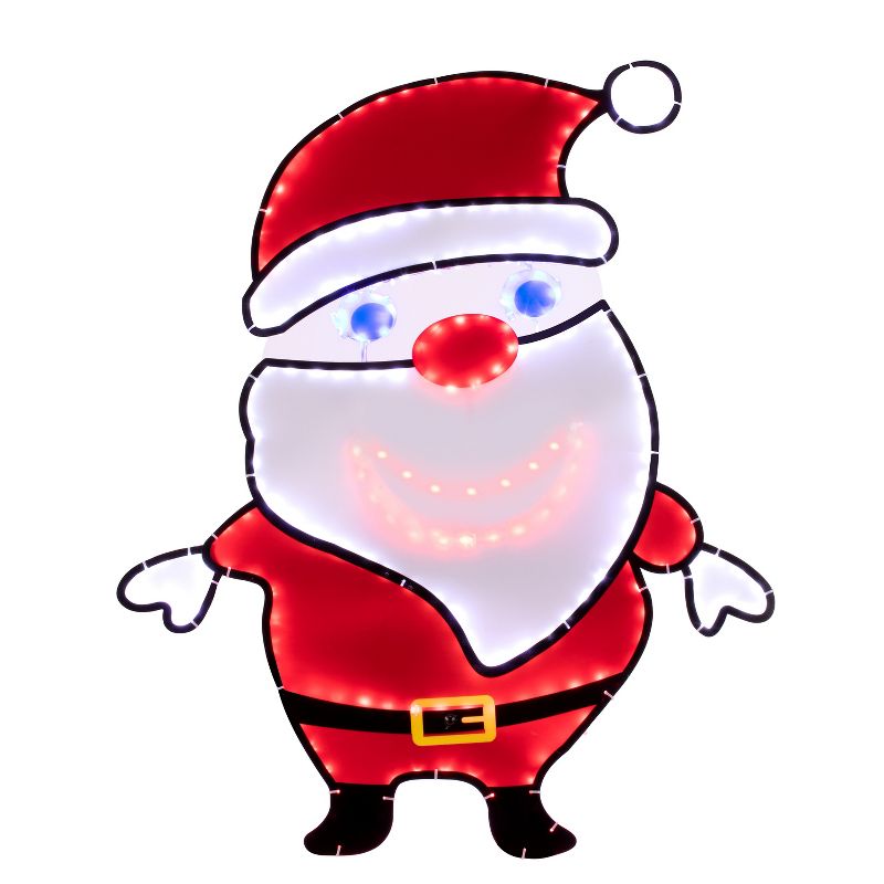 Mr. Christmas LED Singing Sculpture Santa Motion Activated Outdoor Christmas Decoration, 2 of 9