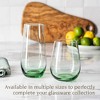 over&back Set of 4 18oz Stemless Mouth-Blown Glasses - image 4 of 4