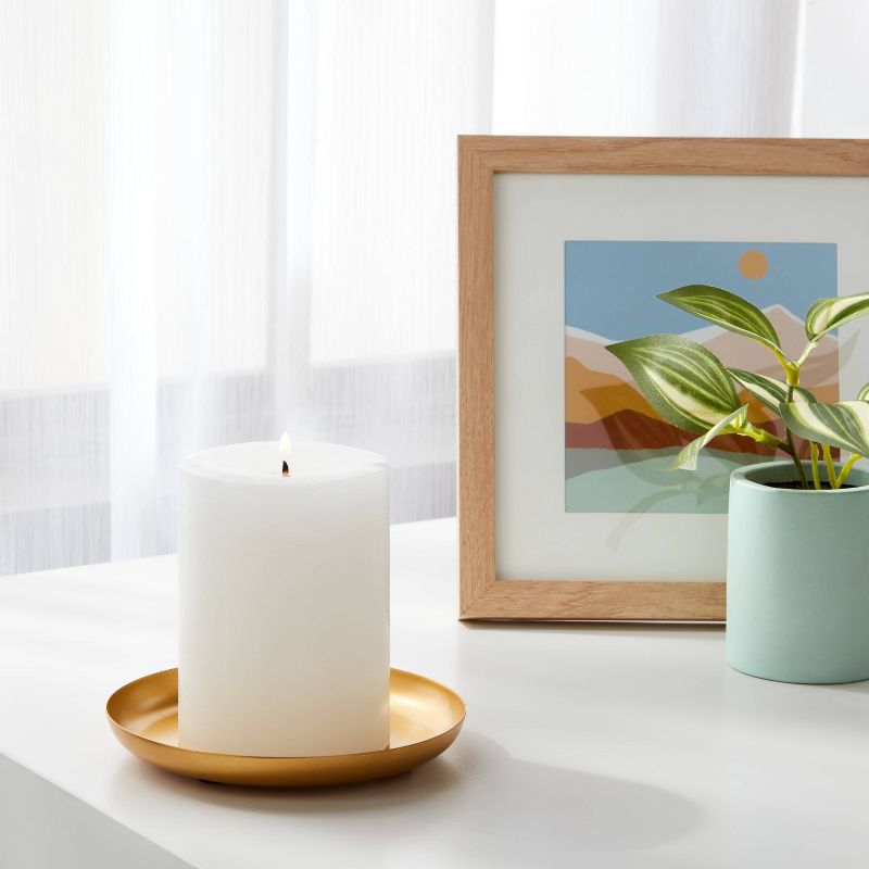 3&#34; x 4&#34; Unscented Candle White - Room Essentials&#8482;, 2 of 4