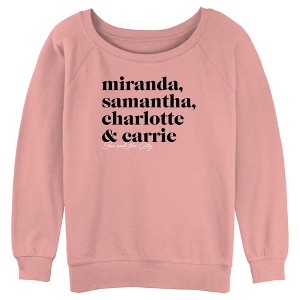 Junior's Women Sex and the City The Gals Text Sweatshirt - 1 of 3
