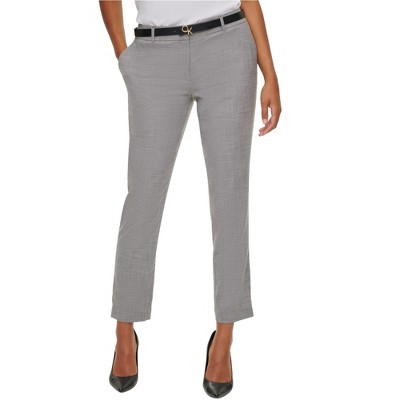 Calvin Klein Womens 2-Tone Casual Trouser Pants