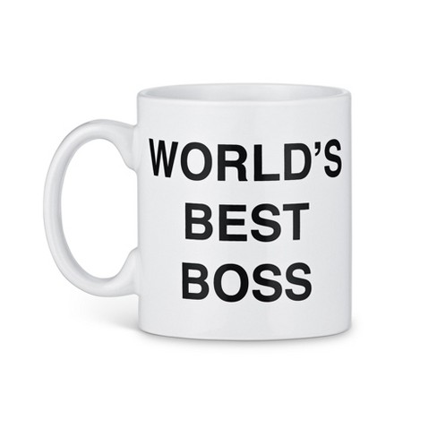 Vaso con tapa y pajita World's best boss