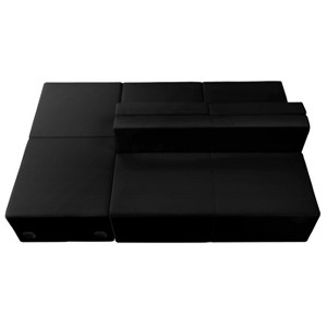Flash Furniture HERCULES Alon Series LeatherSoft Reception Configuration, 4 Pieces - 1 of 4