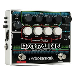 Electro Harmonix Battalion Bass Preamp and DI Effects Pedal - 1 of 4