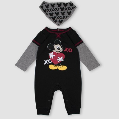 mickey mouse baby romper