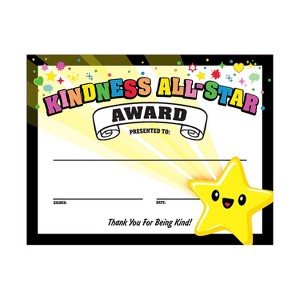 Fun Express 11" x 8 1/2" Social Emotional Learning Kindness Award Certificates - 30 Pc. - 1 of 1
