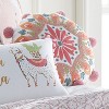 Lima Llama Round Crewel Decorative Pillow - Levtex Home - 2 of 4