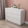 ORRD L Shaped Computer Desk (with Drawers) – Modern Corner Office Desk, Reversible Storage Cabinet, for Home Office - 2 of 4
