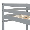 House Platform Beds with Slat Kit,Montessori Bed Frame w/House Roof for Kids - 4 of 4
