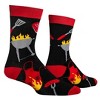 Crazy Socks, Fun Food & Snack Themed Crew Socks for Men, Colorful Assorted Styles - 3 of 4