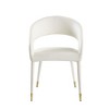 Best Master Furniture,Jacques Faux Leather Dining Chairs (Set of 2) - 2 of 3