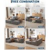 106" Cloud Sectional Couch with L-Shape Chaise, Modern Modular Deep Seat Sofa Couch, Oversized Sofa Sleeper for Living Room, No Assembly Required - 2 of 4