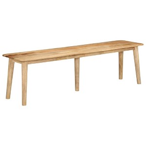 vidaXL Bench 63 in.x15.7 in.x17.7 in. Solid Wood Mango - 1 of 4