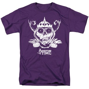 Men's Adventure Time Skull Face T-Shirt - 1 of 4
