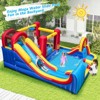 Costway Inflatable Water Slide Giant Kids Water Park w/ Double Slides without Blower - 2 of 4