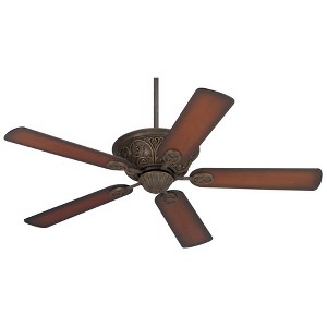52" Casa Vieja Contessa Vintage Rustic Indoor Ceiling Fan Bronze Copper Shaded Cherry for Living Kitchen House Bedroom Family Dining Home Office Room - 1 of 4
