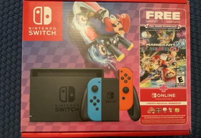 Nintendo Switch Lite (Blue) Gaming Console Bundle, Mario Kart 8 Deluxe with  Friends Characters