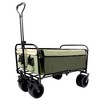 CAVINAS 440lbs Heavy-Duty Folding Wagon Cart,Premium Wagon with Strapping System & Waterproof Liners,Shopping Cart for Camping,Sports - 2 of 4