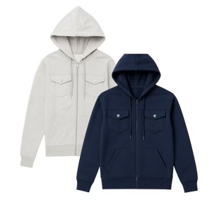 2 Pack Men's Heavyweight Zip Hoodie Jackets - Ultimate Value & Warmth - 1 of 3