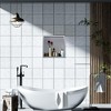 Stainless Steel Shower Niche, 12" X 24" No Tile Needed Recessed Shower Niche Shelf,Modern Wall Storage Niche for Bathroom Storage - 2 of 4