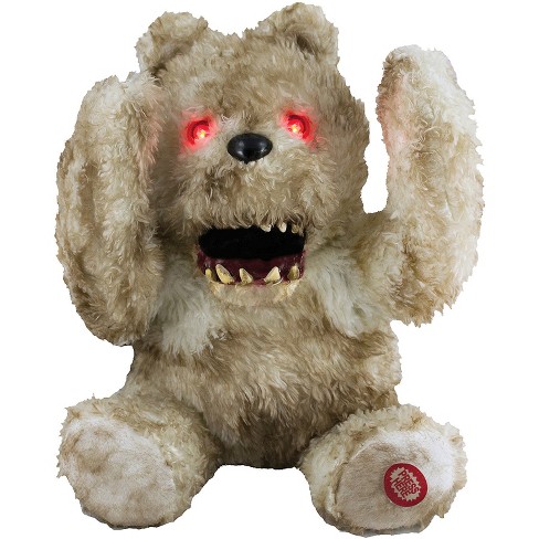 Tekky Toys Peek A Boo Bear Light-Up Animated Halloween Decoration - 10 in -  Brown