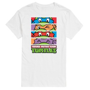 Men's - Teenage Mutant Ninja Turtles - Stacked Faces Short Sleeve Graphic T-Shirt - 1 of 4