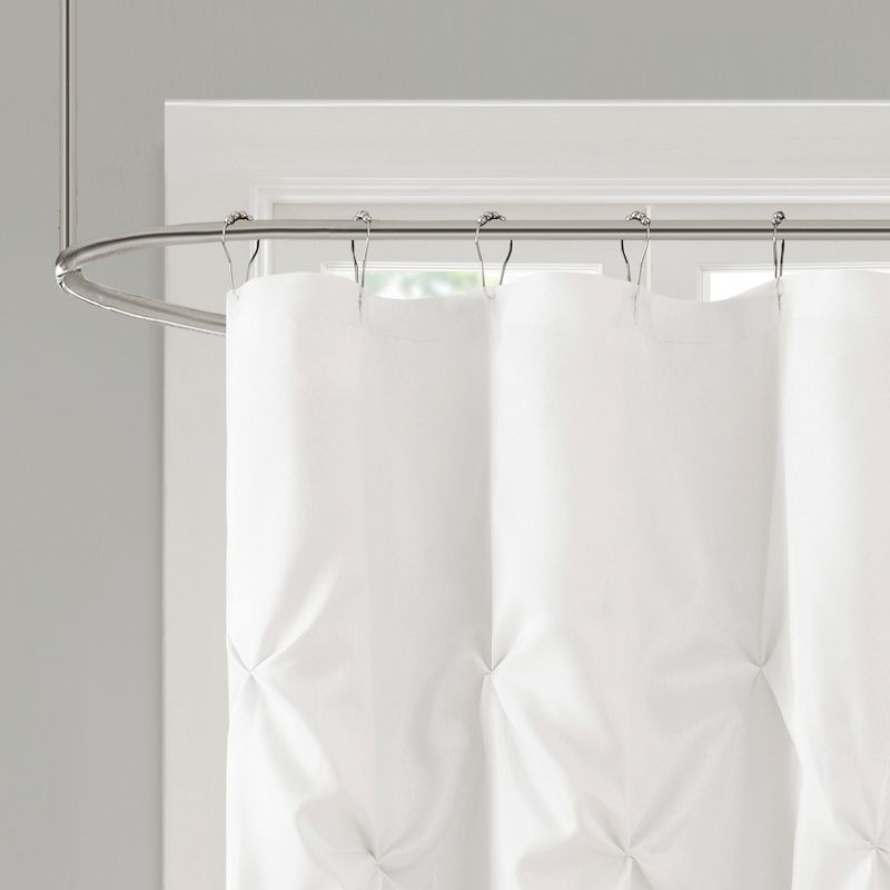 Piedmont Solid Polyester Shower Curtain, 3 of 7