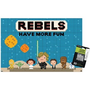 Trends International Star Wars: 8-Bit - Rebels Unframed Wall Poster Prints - 1 of 4