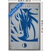 Trends International NBA Dallas Mavericks - Logo 25 Framed Wall Poster Prints - 3 of 4