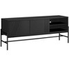 Sapphtopaz 59" Modern TV Stand for TVs Up to 69" Entertainment Center with Open Shelves & Storage Cabinet Metal Legs TV Stands for Living Room - 4 of 4
