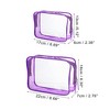 Unique Bargains Women's Waterproof Business Travel Makeup Bags 2 Pcs - 2 of 4