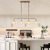 Tribesigns Pendant Lighting for Kitchen Island, 4-Light Pendant Lighting Modern with Frosted Glass, White - 4 of 4