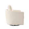 Set of 2 Hugo Transitional Wooden Upholstered Swivel Chair With Metal Base For Bedroom And Living Room| ART OF LIVING DESIGNS - 4 of 4