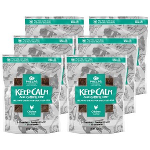 Phelps Wellness Collection Keep Calm & Canine On Chicken Flavor Dog Treats 4.5 oz, 6 Pack - 1 of 3