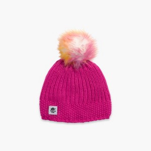 Turtle Fur Girls Suzie Pom Beanie - Kids Winter Hat - 1 of 4