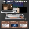 MaseiKar B75 PRO Wireless Mechanical Keyboard,75%Layout,Hot Swap Gasket Custom Structure,RGB Backlit,Bluetooth/Type-C/2.4G - 2 of 4
