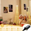 Ollny 140 LED Warm White Christmas Tree Lights For Light Show (8 Modes, IP65 Waterproof, Clear Wire, Plug In) - 2 of 4