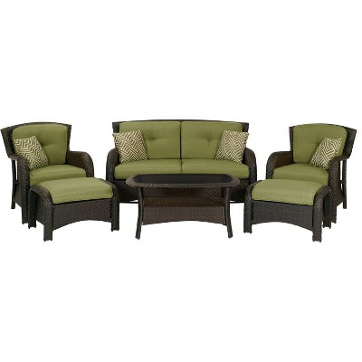 Strathmere 6pc Deep Seating Set w/ Cushions - Hanover