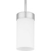 Progress Lighting Elevate 1-Light Mini Pendant, Polished Chrome, Etched White Glass Shade - 2 of 4