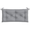 vidaXL Garden Bench Cushion Grey Oxford fabric, Hollow fiber - 4 of 4