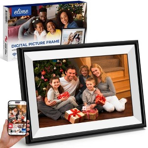 ELIME 10.1 inch WiFi Frameo Digital Photo Frame - Aluminum Frame - 1 of 4