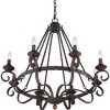 Noble Rustic Black Chandelier - 3 of 4