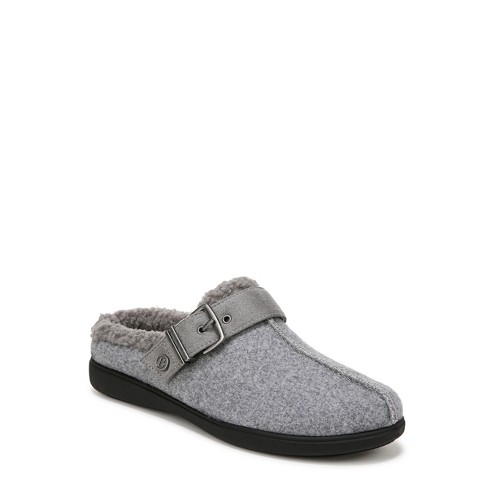 Bzees For Lifestride Womens Eternity Mules Grey Fleece 6 M Target