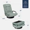 Best Choice Products 360-Degree Swivel Gaming Floor Chair w/ Armrest Handles, Foldable Adjustable Back - 2 of 4