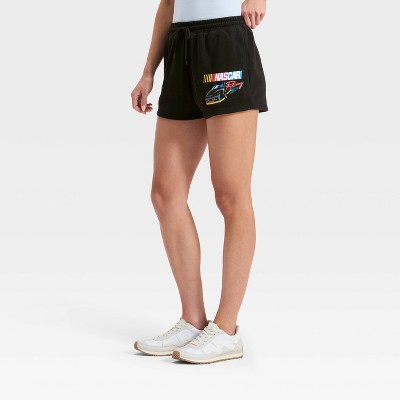 Women's Nascar Graphic Shorts - Black