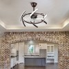 Bella Depot 24" Modern LED Ceiling Fan with Dimmable Light, 6-Speed Reversible with Remote and APP Control - 3 of 4