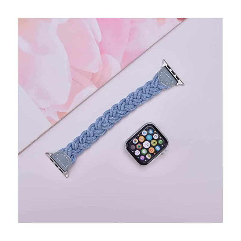 Worryfree Gadgets Braided Nylon Band for Apple Watch 38/40/41mm 42/44/45mm iwatch Series 8 7 6 SE 5 4 3 2 1, 3 of 6
