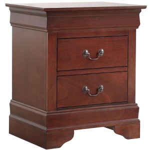 Kumasinova 21 Inch Nightstand with 2 Drawers,Bedside Tables with Metal Handles,End Table for Bedroom,Living Room - 1 of 4
