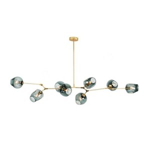 HOMLUX 8-Lights Mid Century Chandelier Ceiling Light Fixture for Dining Room Kitchen Bedroom - 1 of 4