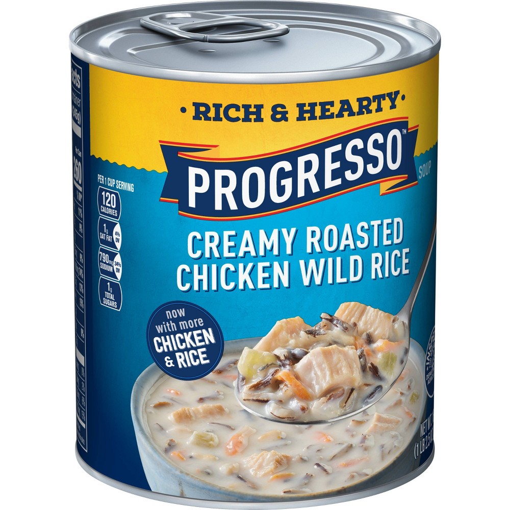 UPC 041196453850 product image for Progresso Rich & Hearty Creamy Roasted Chicken Wild Rice Soup - 18.5oz | upcitemdb.com